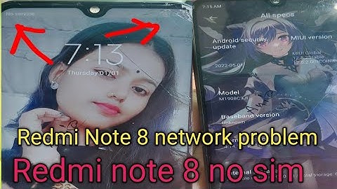 Redmi note 8 No Sim card Problem  💥🔥How To Fix Redmi Note 8 Insert Sim Card Problem