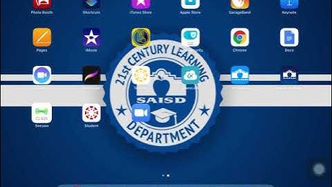 Seesaw and Canvas on iPads