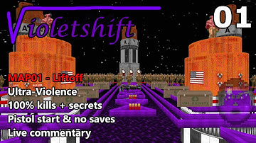 Doom II: Violetshift - MAP01 (Liftoff) - Ultra-Violence 100%