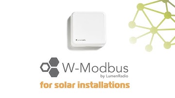 W-Modbus for solar installations
