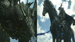 Bahamut vs Odin Scene - Final Fantasy 16