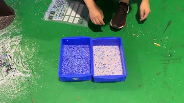 plastic granule optical sorting machine