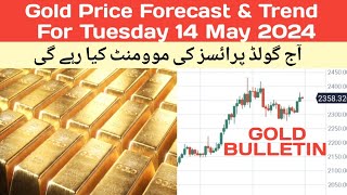 Gold Price Forecast & Trend For Tuesday 14 May 2024 Before USA PPI & Core PPI