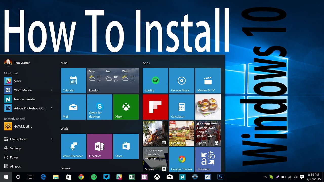 How to Install Windows 10 Clean Install&Easiest Way - YouTube