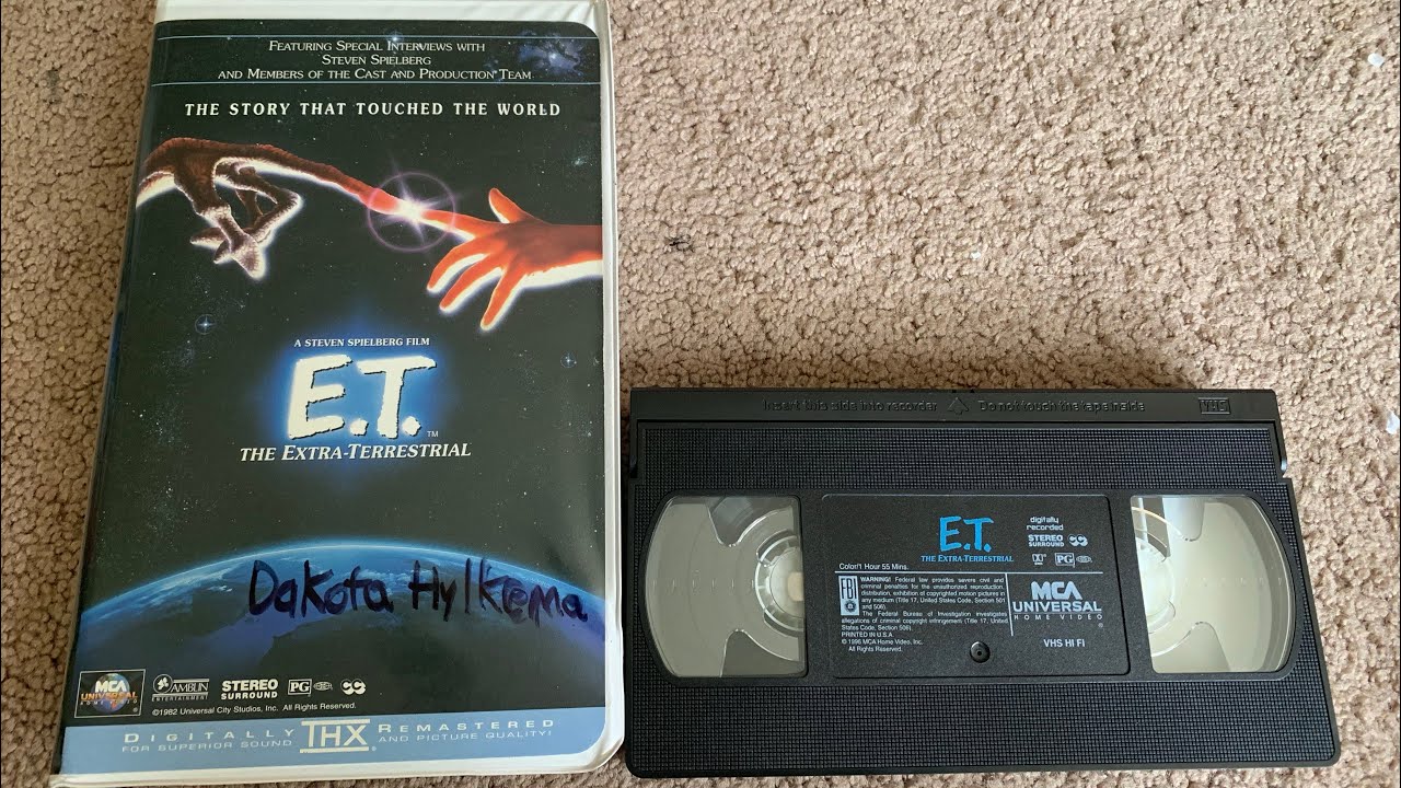 Opening To E T The Extra Terrestrial 1996 VHS YouTube Opening To E T The Extra Terrestrial 1996 VHS YouTube