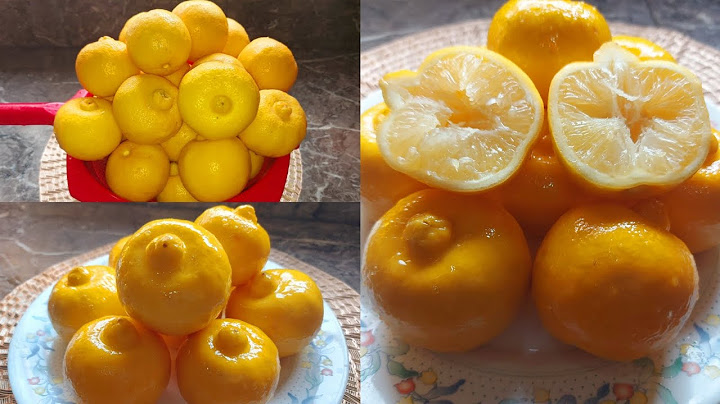 الحامض المصير أو الليمون المرقد 🍋  كيوجد في 24 ساعة 😱 بدون مواد حافظة بطريقة ناجحة 💯