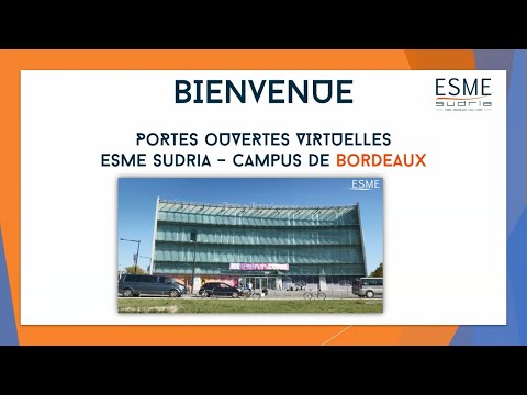 Campus de Bordeaux, journée portes ouvertes virtuelle du 14 novembre 2020