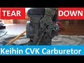 Keihin CVK Carburetor Tear Down - Kawasaki KLR 250