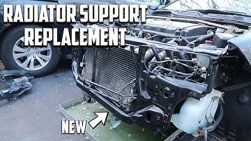 How to replace integra radiator support