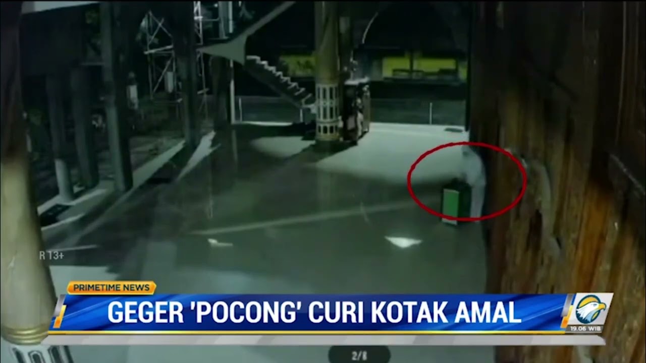 Geger 'Pocong' Pencuri Kotak Amal