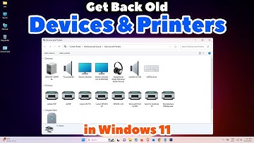 How to Get Back Old Devices & Printers in Windows 11 PC or Laptop - 2025