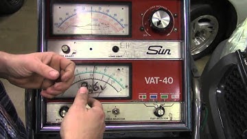Battery Load Test VAT-40 (in vehicle)