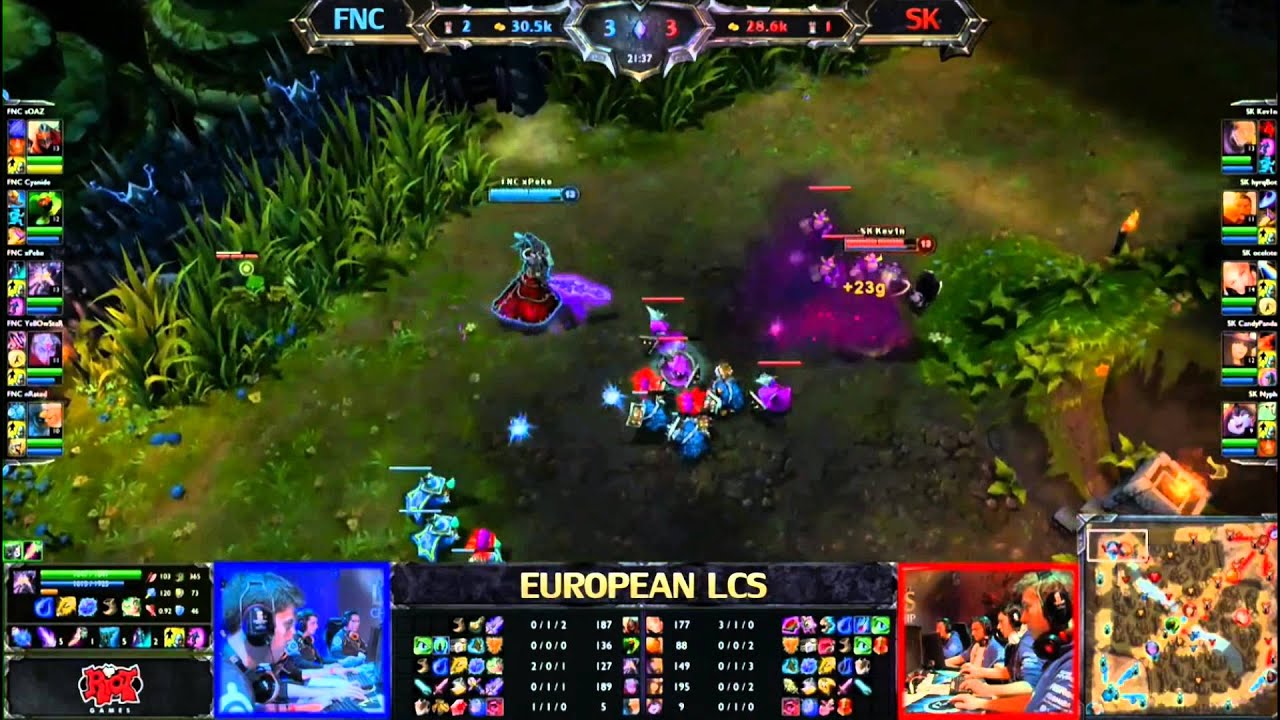 Fnatic vs SK Gaming  LCS 2013 EU Spring W5D2 FULL GAME