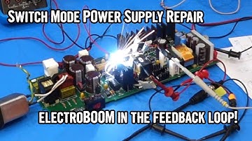HP Switching Power Supply Repair Part 3: Electroboom in the feedback loop