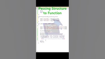 Passing Structure To Function. #programming #computerscience #codinglife #artificialintelligence