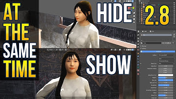 Hide Objects in ONE 3D VIEWPORT ONLY - Blender 2.8