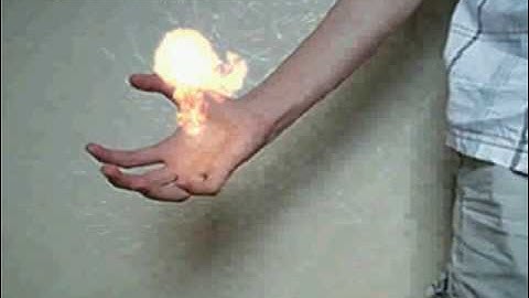 After effects hand fireball