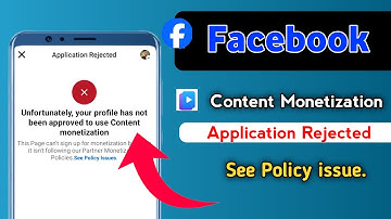 unfortunately your profile has not been approved to use content monetization||Application rejected