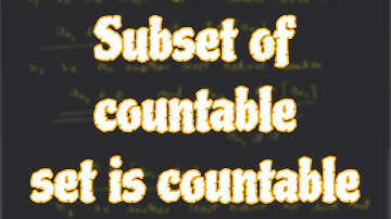 #3||Subset of countable set is countable (Real analysis) ||Maths for Graduates