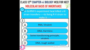 neet 2022 molecular basis of inheritance mcq
