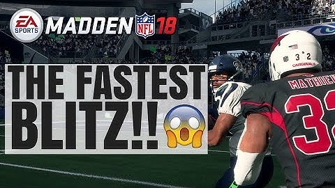 The Fastest Blitz In Madden 18