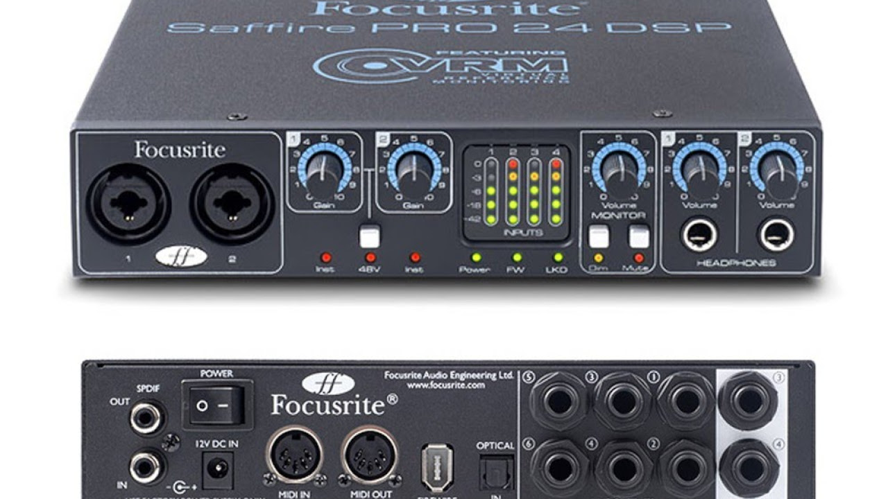 Focusrite Saffire PRO 24 オーディオインターフェース Focusrite Saffire Pro 24 DSP - Vintage King