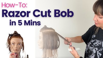 How-To: Razor Cut Bob in 5 Mins