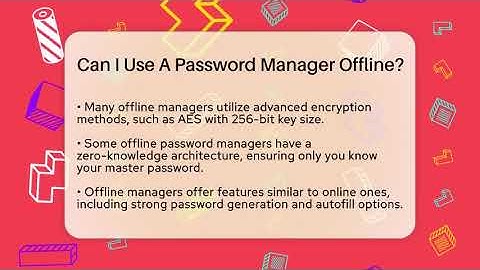 Can I Use A Password Manager Offline? - Everyday-Networking