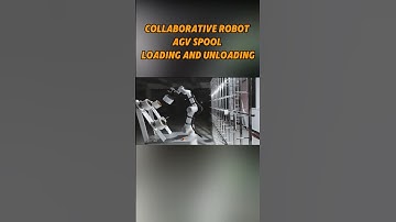 Collaborative Robots with AGV: Bobbin Loading and Unloading