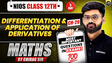 NIOS Class 12th Math
