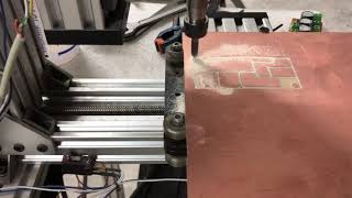 PCB Com CNC Utilizando Mach3 FlatCAM e AutoLeveller - DIY PCB