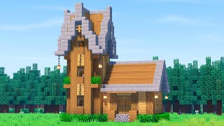 Дом с башней для выживания в майнкрафт - База Minecraft
