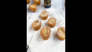 Mini Pear, Almond & Olive Oil cakes