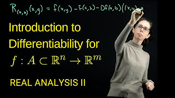 The Definition of Differentiability (Introduction and Example), Real Analysis II