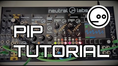 Neutral Labs Pip complex CV generator/recorder tutorial