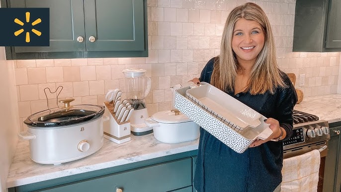 Beautiful 8QT Slow Cooker, Oyster Grey by Drew Barrymore - Walmart.com