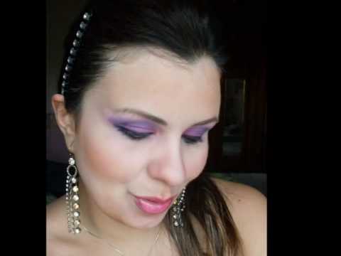 Max Factor Purple Eyes & Berry Lips By Karina Rosa...