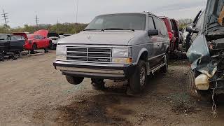 1987 Dodge Caravan Junkyard find