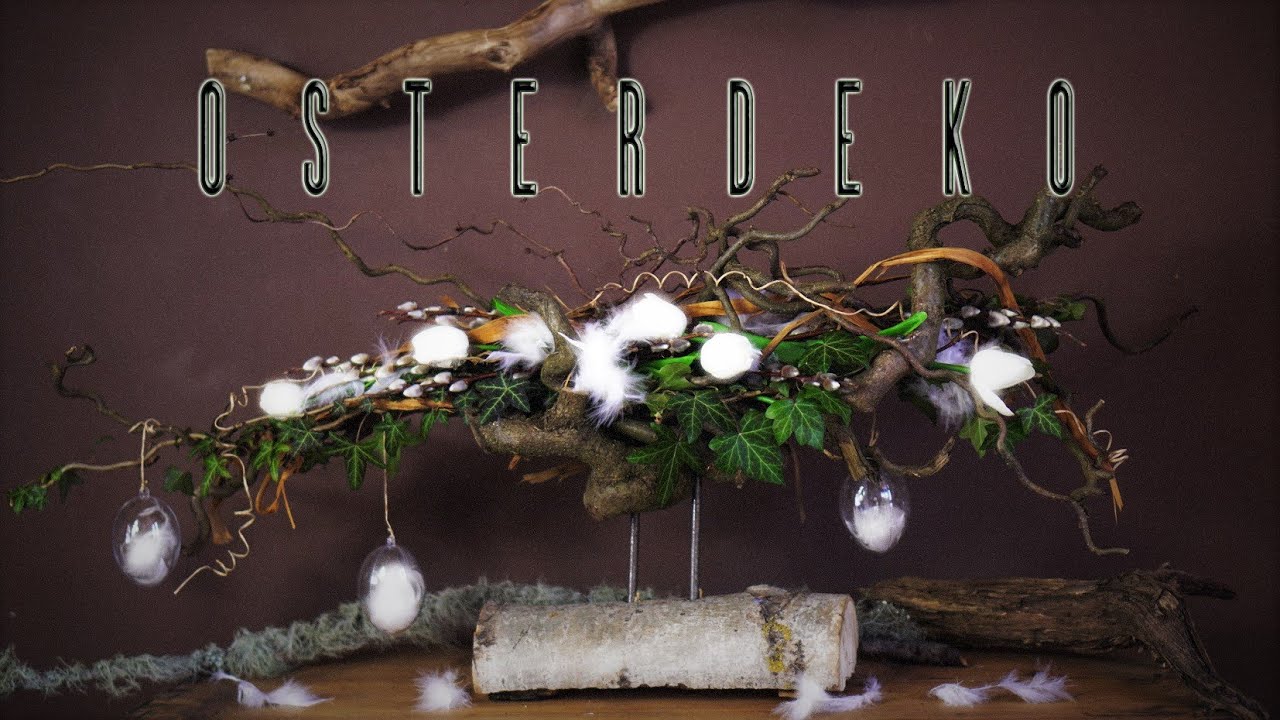 Natürliche OSTER DEKO Skulptur DIY