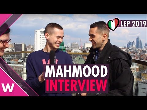 Mahmood (Italy 2019) | London Eurovision Party INTERVIEW