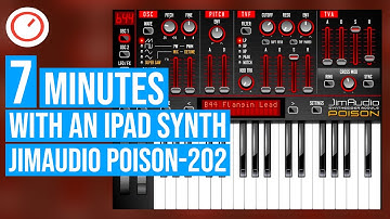 JimAudio Poison-202 - 7 Minutes with an iPad Synth