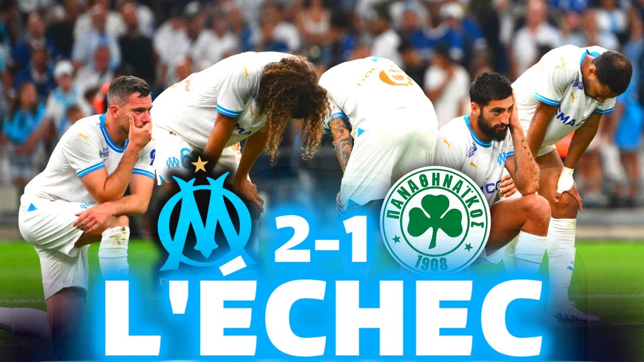 OM - Panathinaïkos : Eliminé de la Ligue des champions, l'Olympique de  Marseille face à « la cruauté du football »