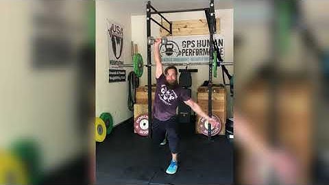 DB Single Arm Hang Split Snatch | GPS Human Performance