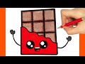 COMO DIBUJAR CHOCOLATE KAWAII - COMO DESENHAR UM CHOCOLATE KAWAII