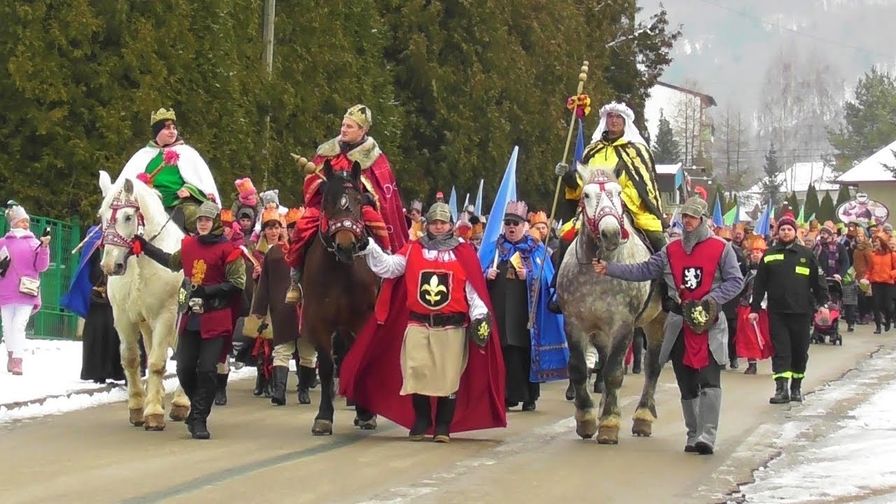 Międzybrodzie Żywieckie-2020-Orszak Trzech Króli.