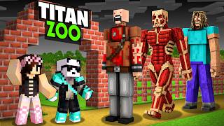I Opened a Zoo with ALL FAMOUS TITANS in Minecraft! screenshot 1