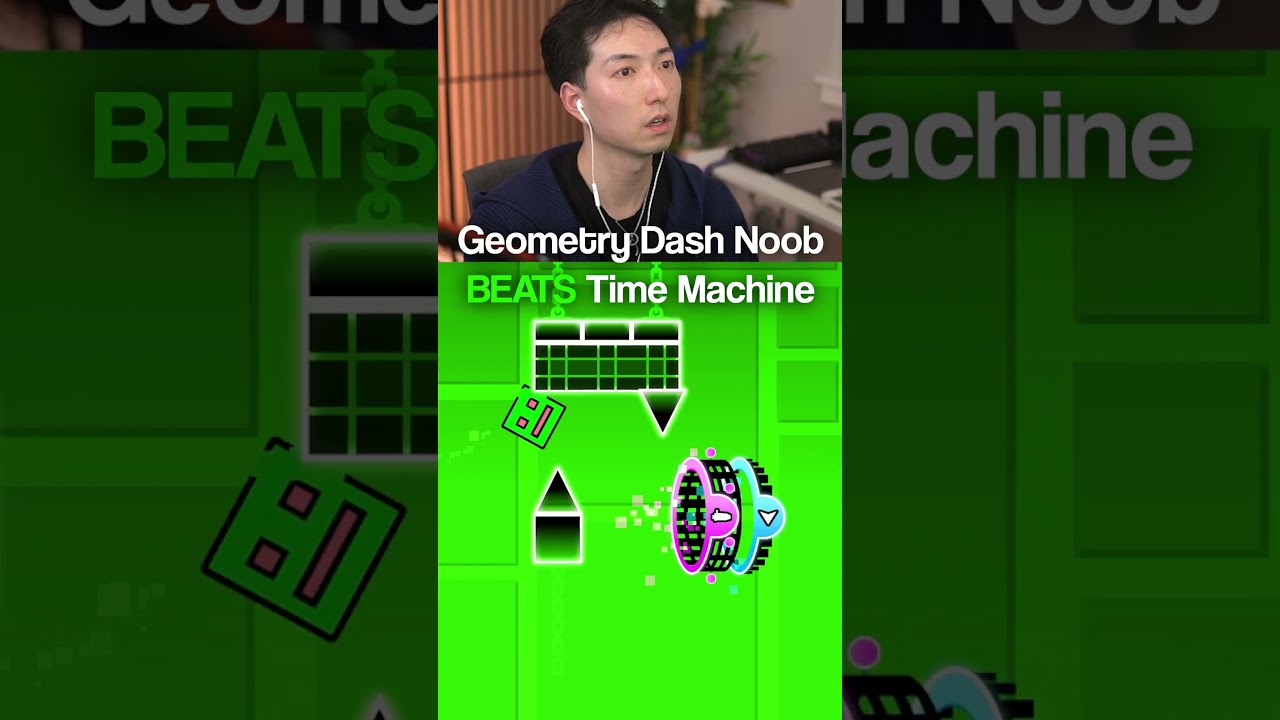 Geometry Dash Noob BEATS Time Machine!