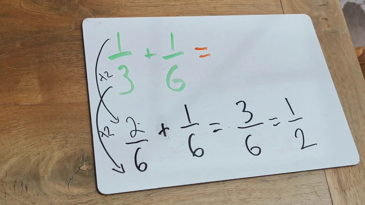 Adding fractions - YouTube