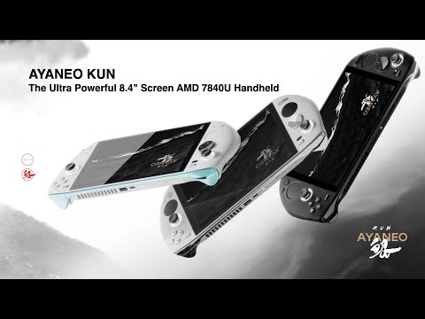 AYANEO KUN: The Ultra Powerful 8.4&quot; Screen AMD 7840U Handheld