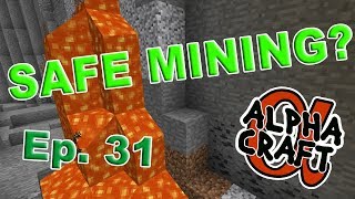 Minecraft safe mining! ep 30 | alphacraft smp series w/ avomance &
team